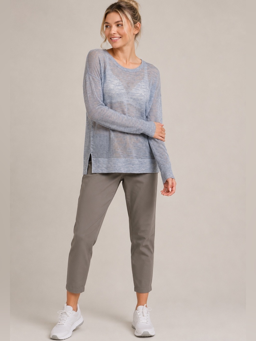 Lululemon Well Being Crew Linen Sweater